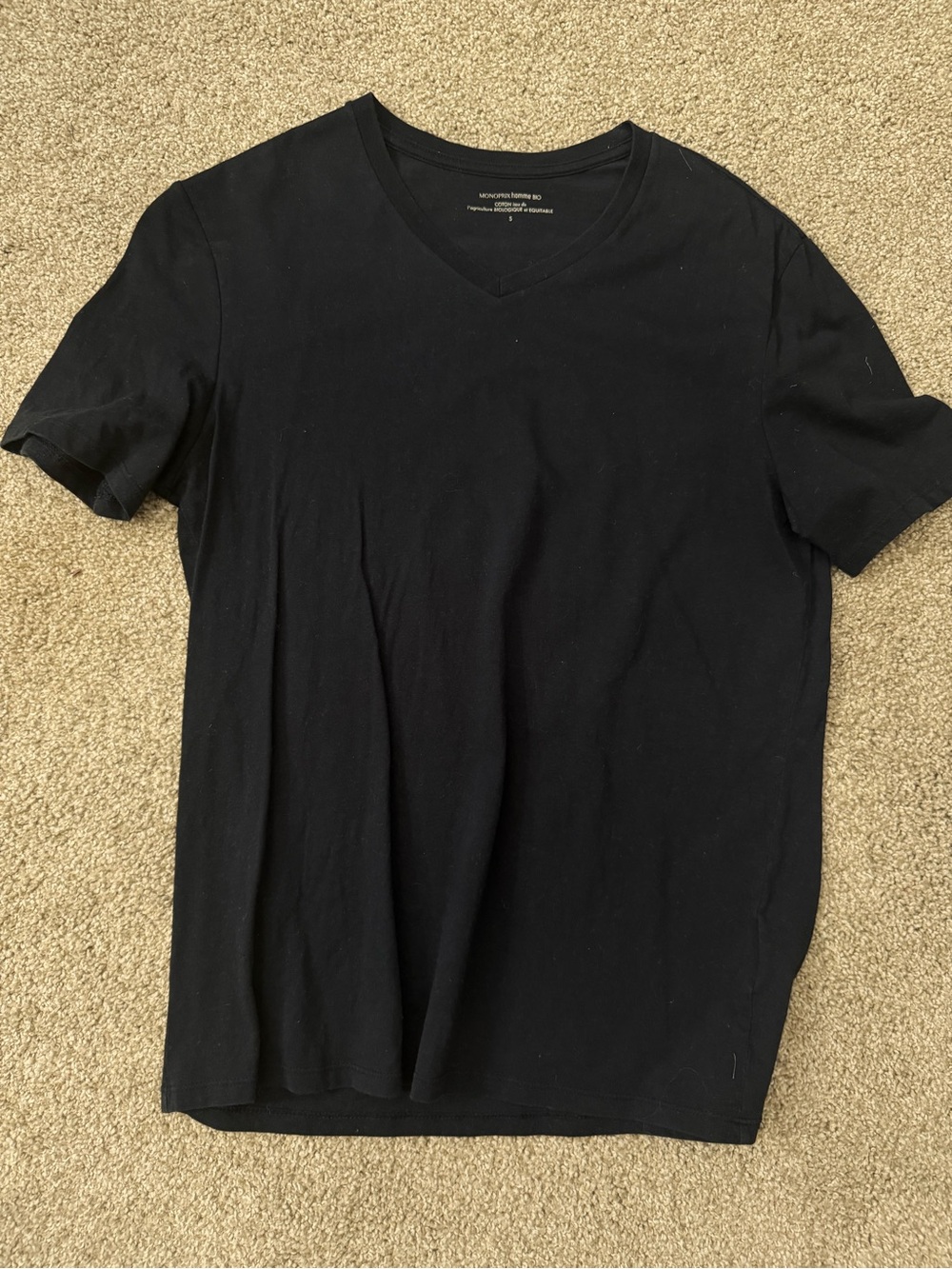 Classic Black V-Neck Short Sleeve Tee - Women's Everyday Essential